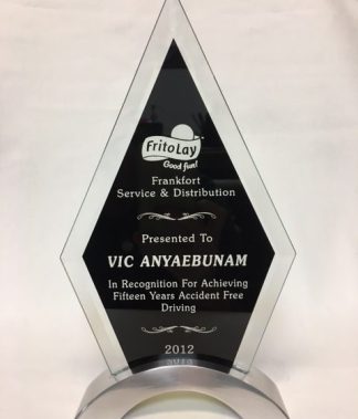 Beveled Glass Award
